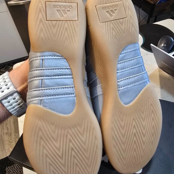 Adidas Taekwondo Mei Ballet Silver Metallic Gum Women's Size 6 JR7032 NEW SHOES - Picture 9 of 15